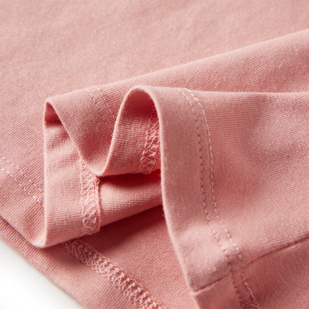 Children's long-sleeved shirt, light pink, size 104; Children's long-sleeved shirt, light pink, size 116; Children's long-sleeved shirt, light pink