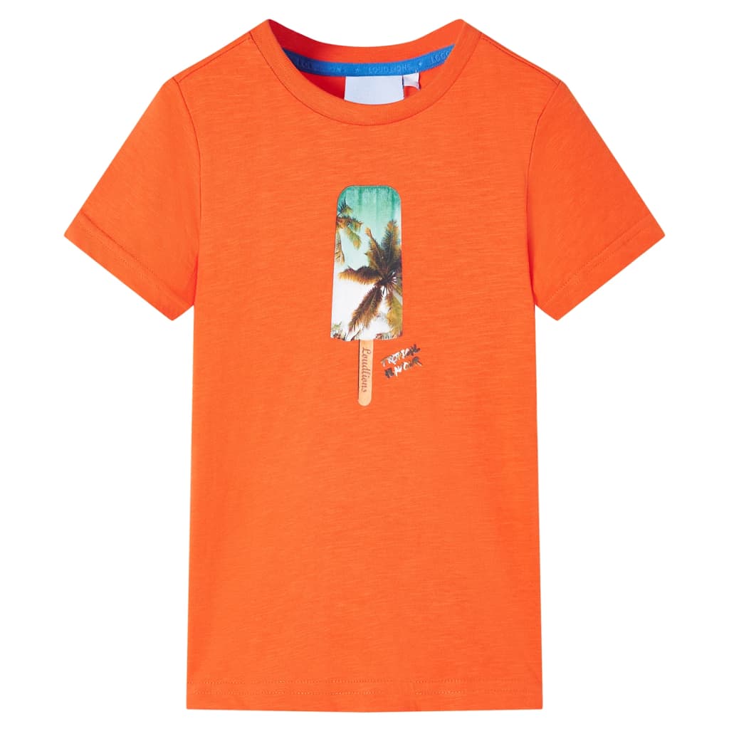 Children's T-shirt dark orange 116 Children's T-shirt 116