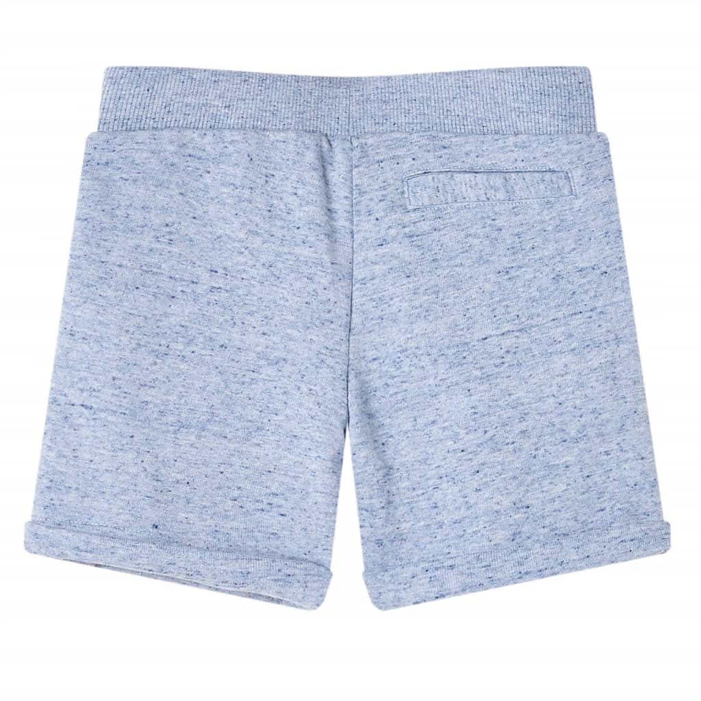 Children's shorts with drawstring, melange, size 104. Children's shorts with drawstring