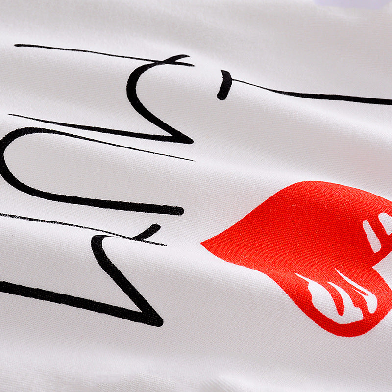 Love mom and dad series three-piece suit