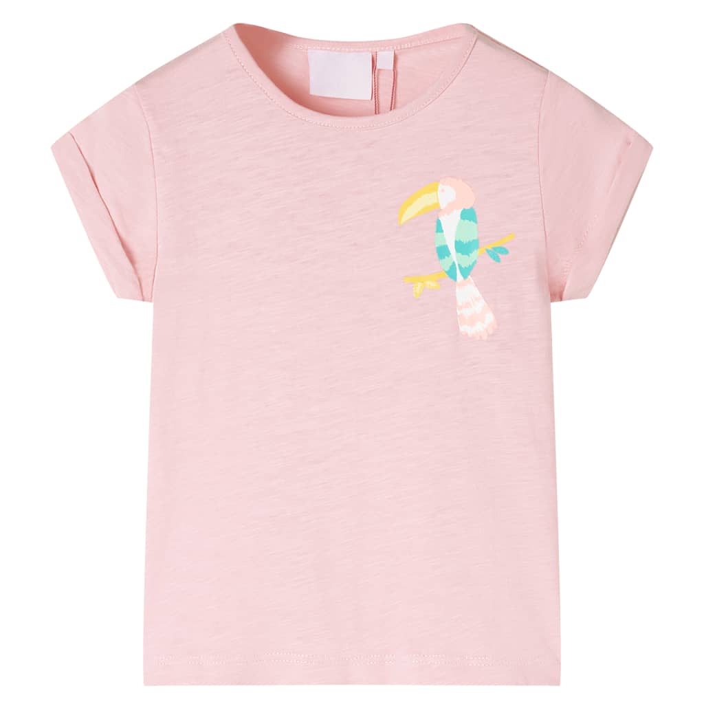 children's T-shirt light pink 116 children's T-shirt light pink 128