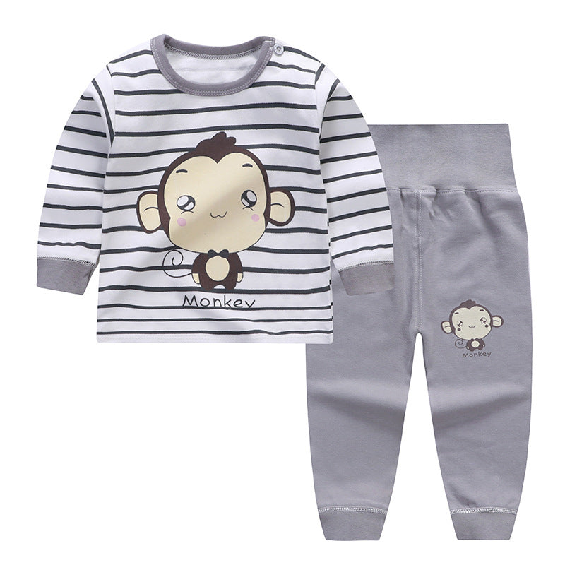 Spring and autumn new children's underwear suits