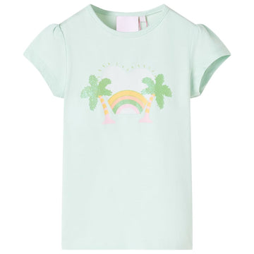 children's T-shirt light mint green 116 children's T-shirt light mint green 128