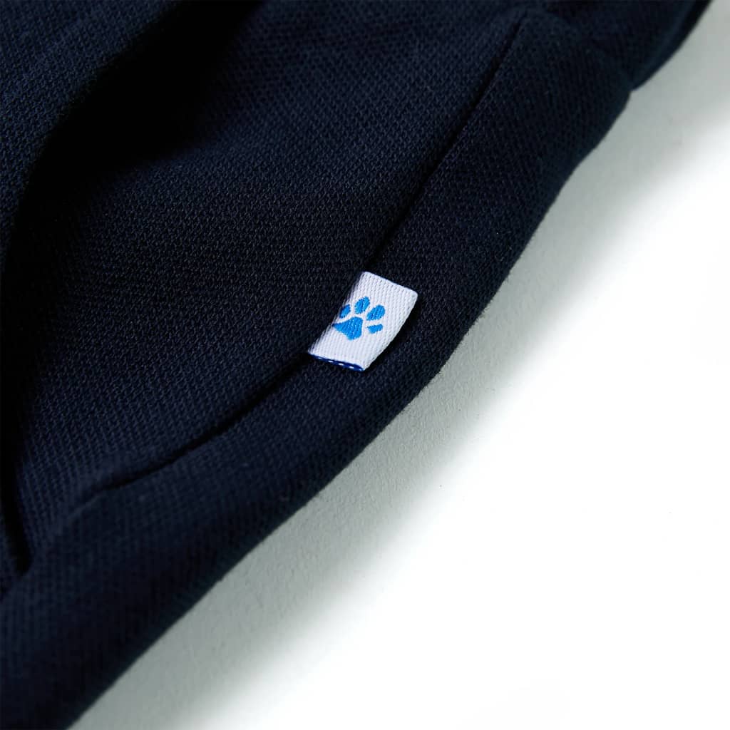 Children's shorts with drawstring, navy blue, size 104. Children's shorts with drawstring