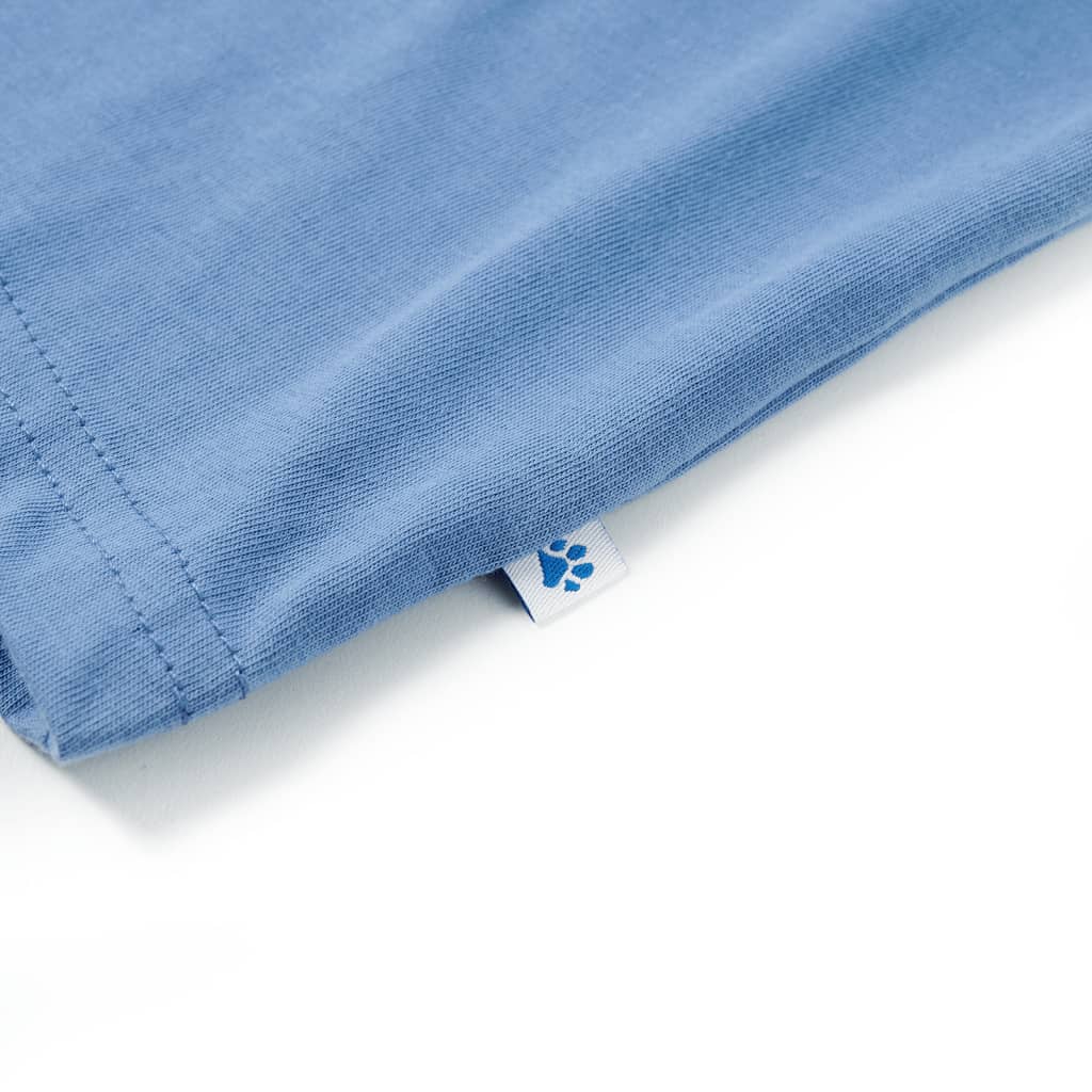 Children's T-shirt, Medium Blue, Size 104 Children's T-shirt, Medium Blue, Size 116  Children's T-shirt, Medium Blue