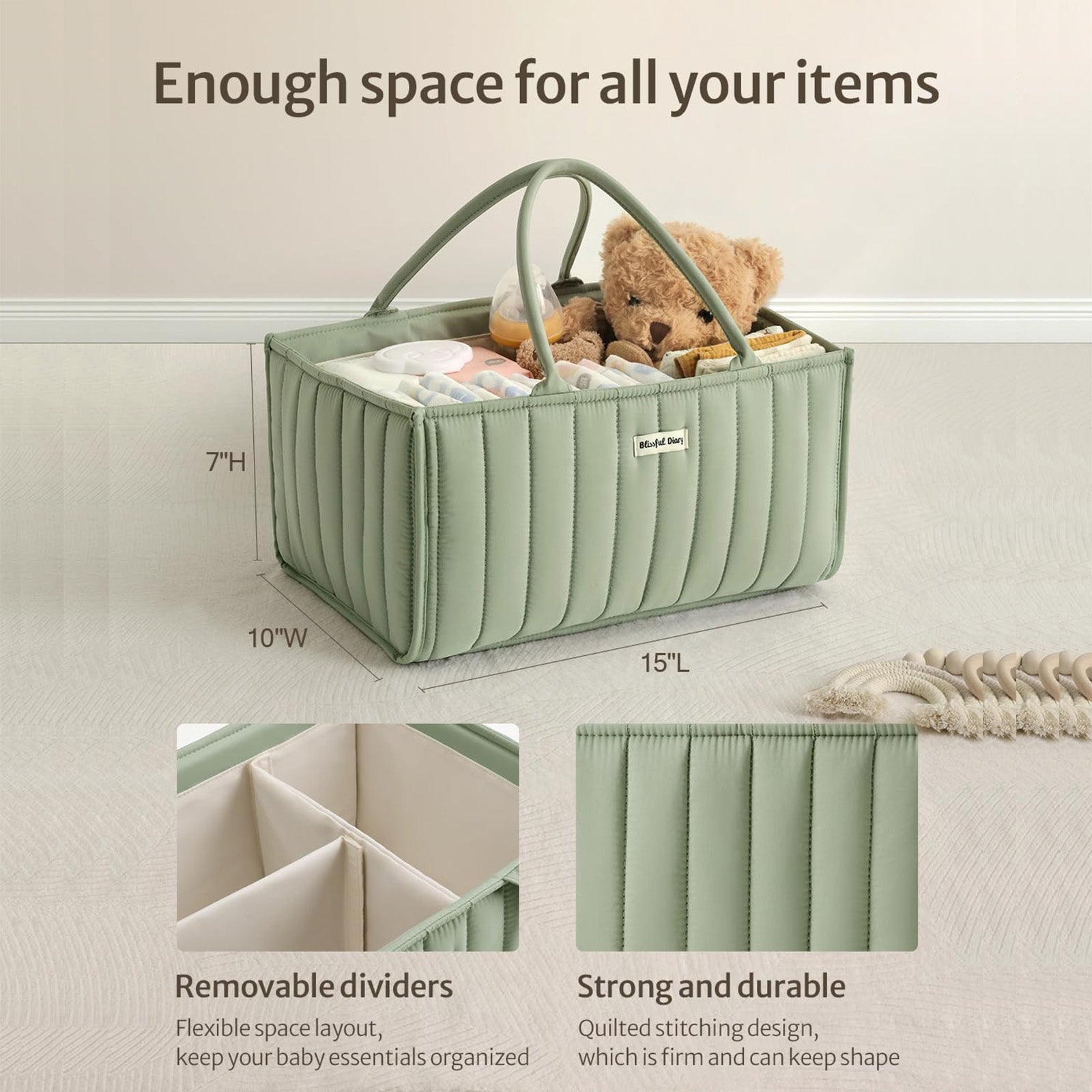 Organizador de Fraldas para Bebé – Tudo o que Precisa Sempre à Mão