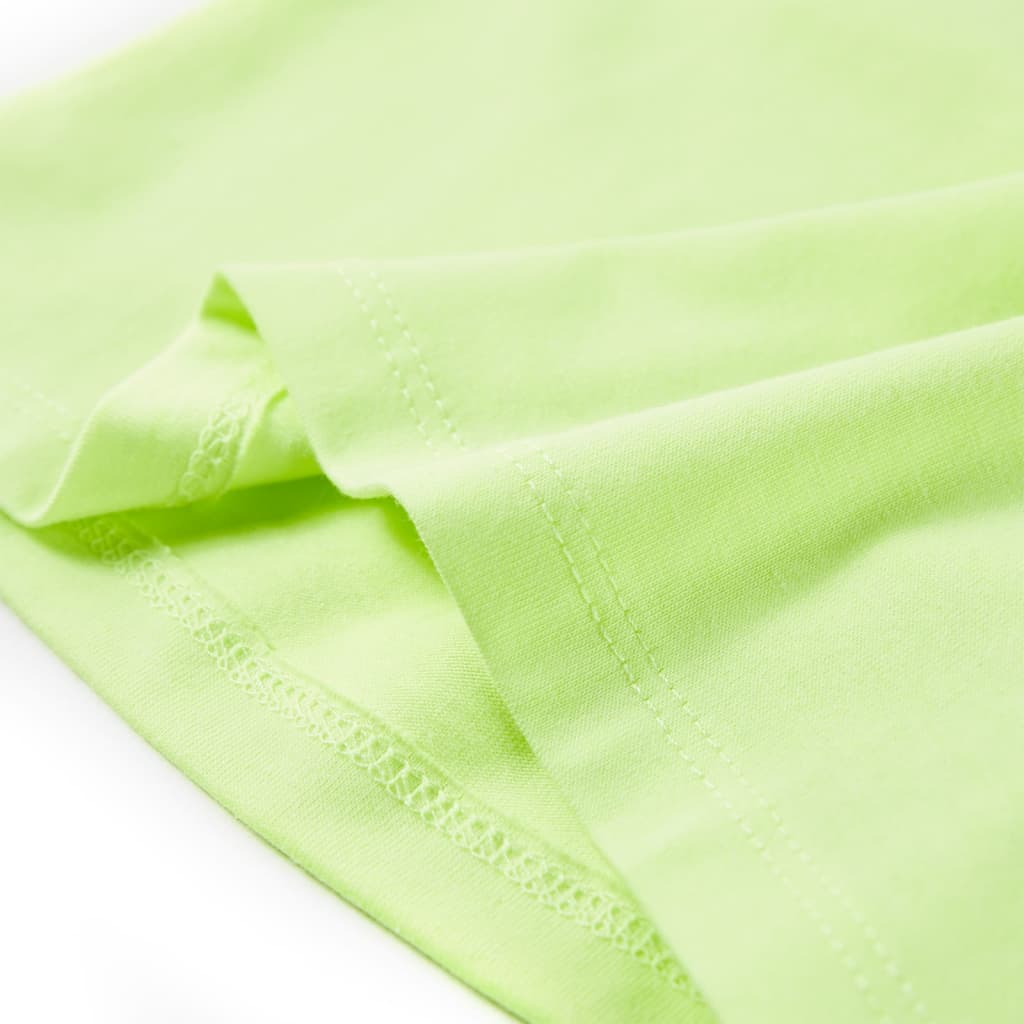 children's T-shirt neon yellow 104 children's T-shirt neon yellow 116 children's T-shirt neon yellow