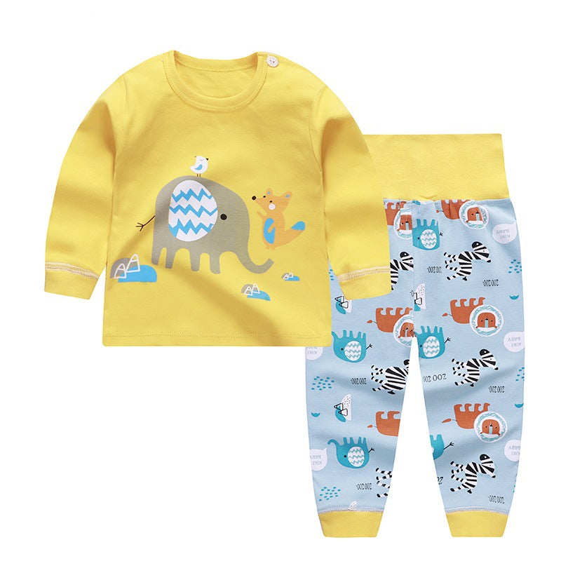 Spring and autumn new children's underwear suits