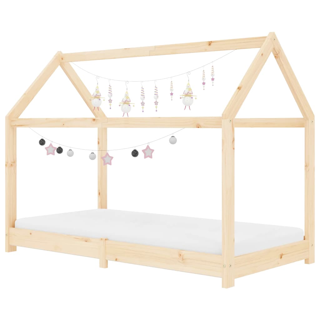 Children's Bed Frame Solid Pine Wood   Children's Bed Frame Solid Pine Wood