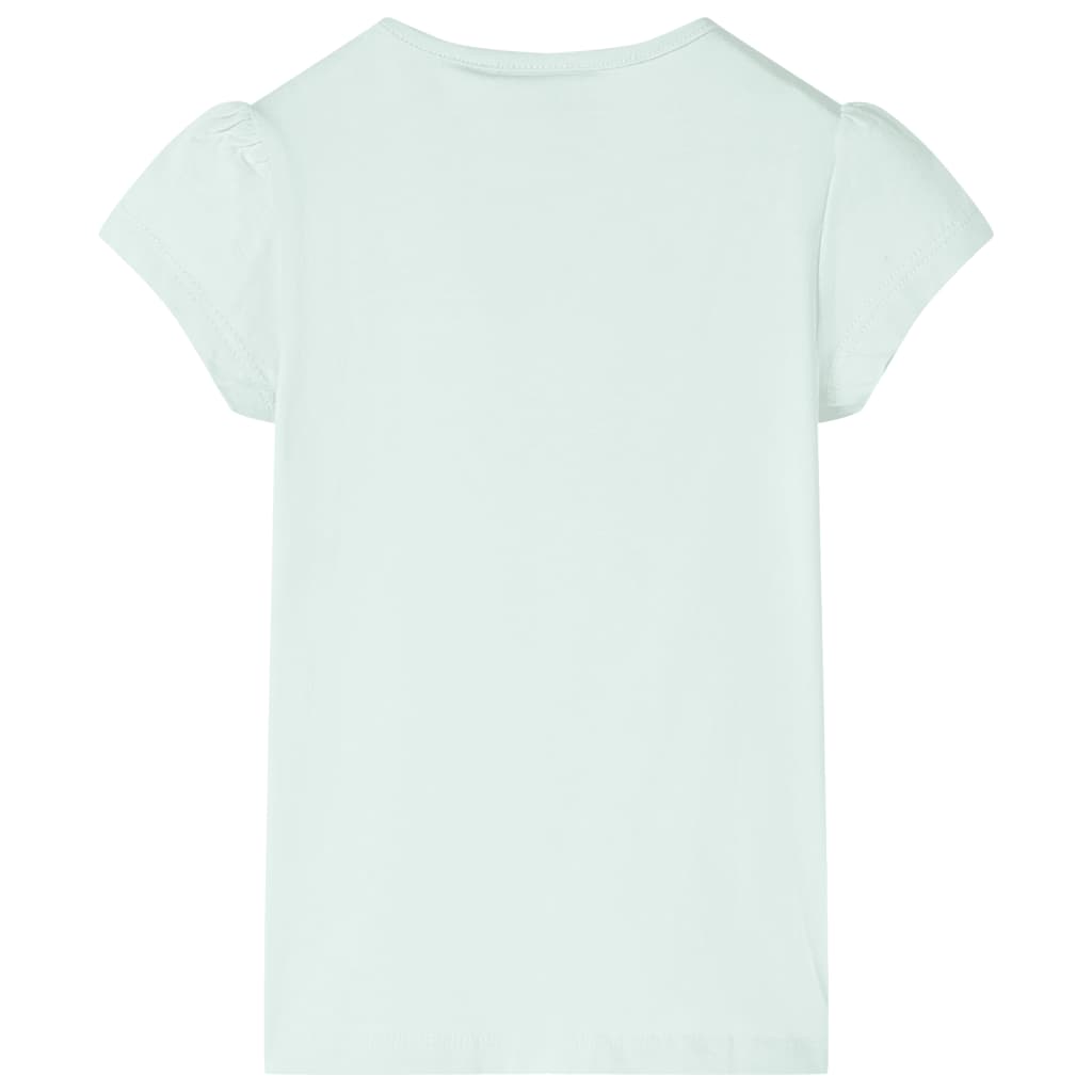 children's T-shirt light mint green 116 children's T-shirt light mint green 128