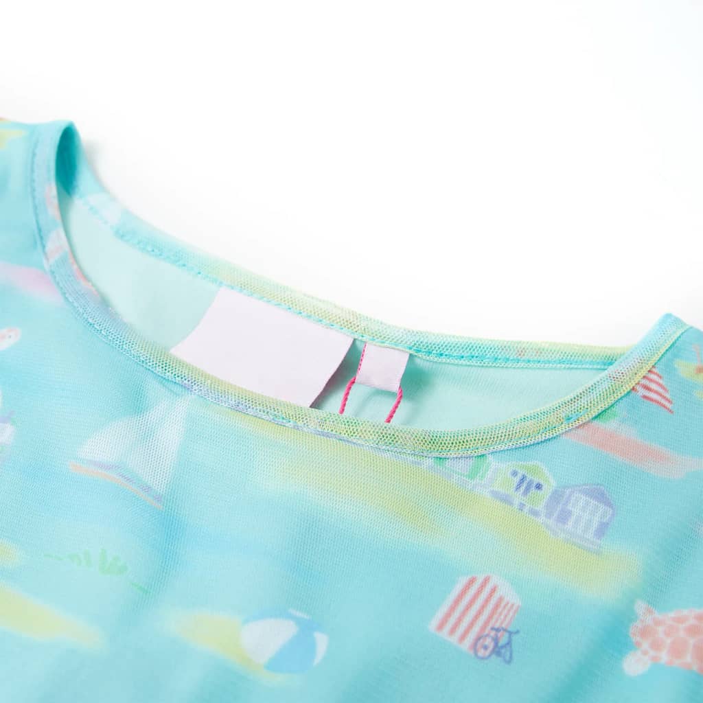 children's dress light blue size 104 children's dress light blue size 116 children's dress light blue
