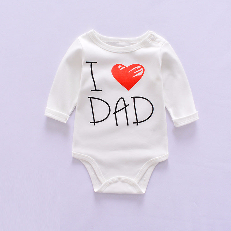 Love mom and dad series three-piece suit