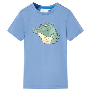 Children's T-shirt, Medium Blue, Size 104 Children's T-shirt, Medium Blue, Size 116  Children's T-shirt, Medium Blue
