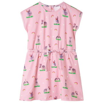 children's dress light pink size 104 children's dress light pink size 116 children's dress light pink