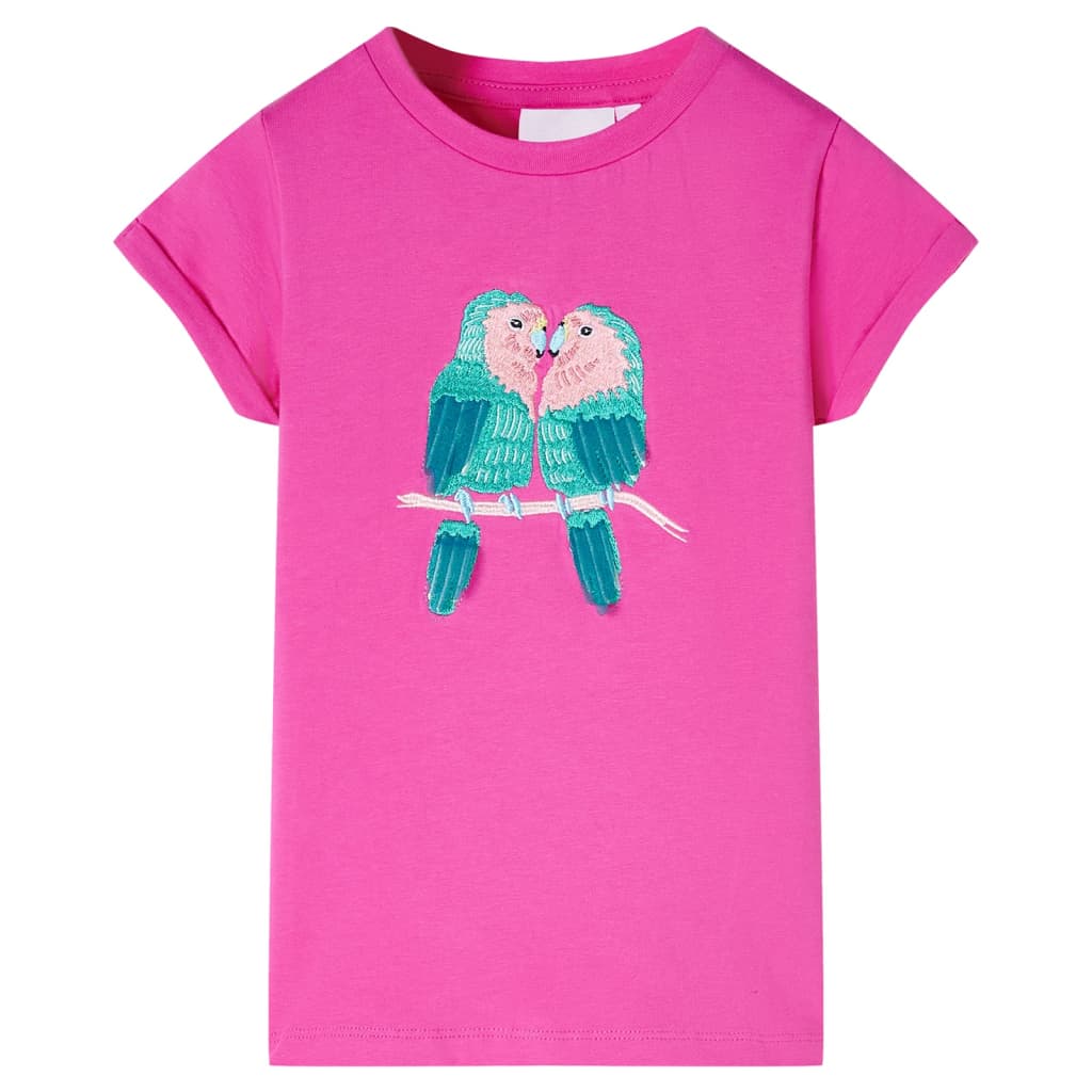 children's T-shirt coral pink 104 children's T-shirt coral pink 116 children's T-shirt coral pink