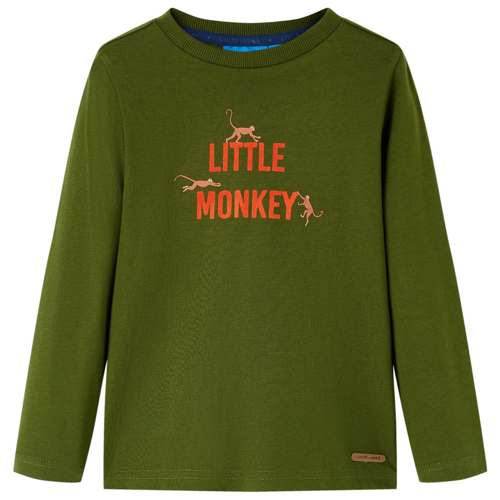 Children's long-sleeved shirt, navy blue, size 104; Children's long-sleeved shirt, navy blue, size 116; Children's long-sleeved shirt, dark