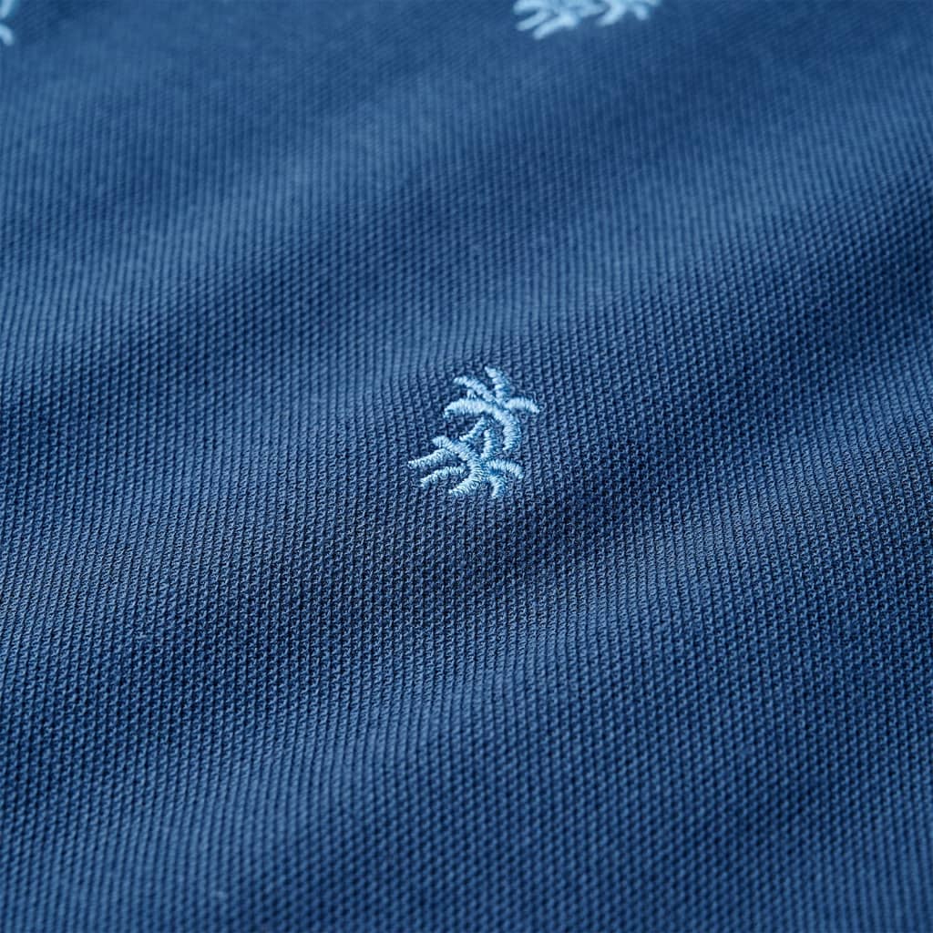 Children's polo shirt, dark blue, size 116
