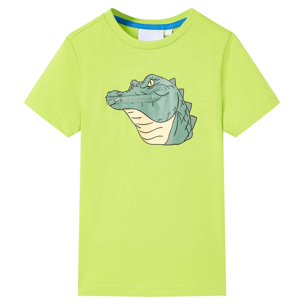 Children's T-shirt, Medium Blue, Size 104 Children's T-shirt, Medium Blue, Size 116  Children's T-shirt, Medium Blue
