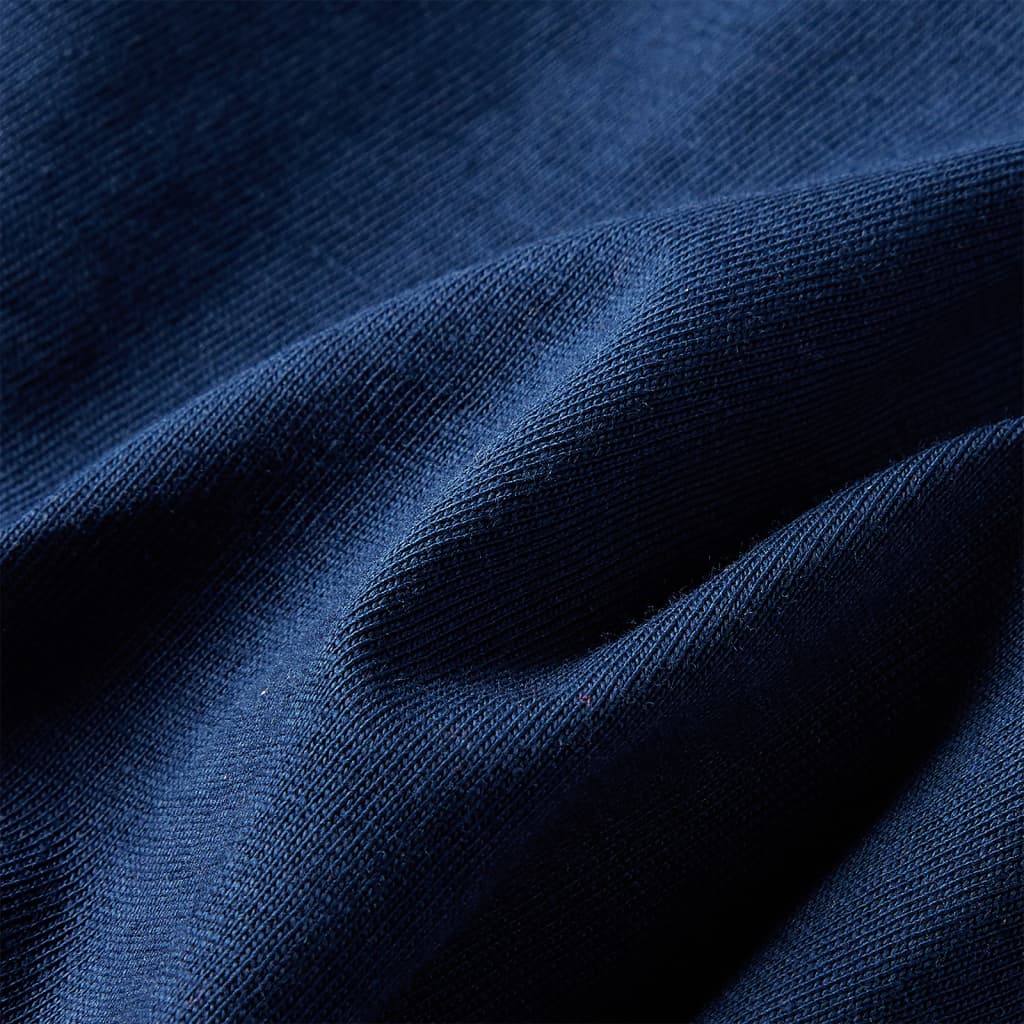 Children's long-sleeved shirt, navy blue, size 104; Children's long-sleeved shirt, navy blue, size 116; Children's long-sleeved shirt, dark