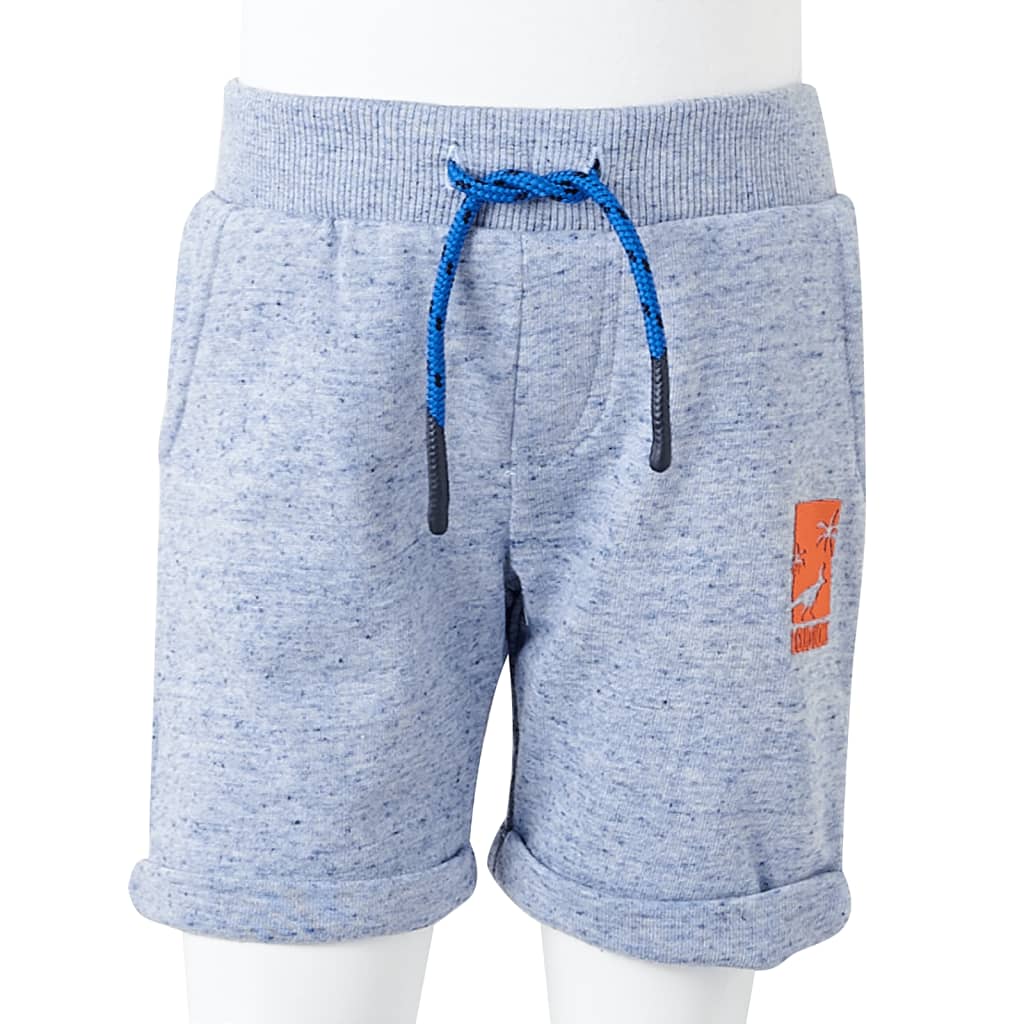 Children's shorts with drawstring, melange, size 104. Children's shorts with drawstring