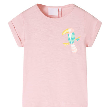 children's T-shirt light pink 116 children's T-shirt light pink 128