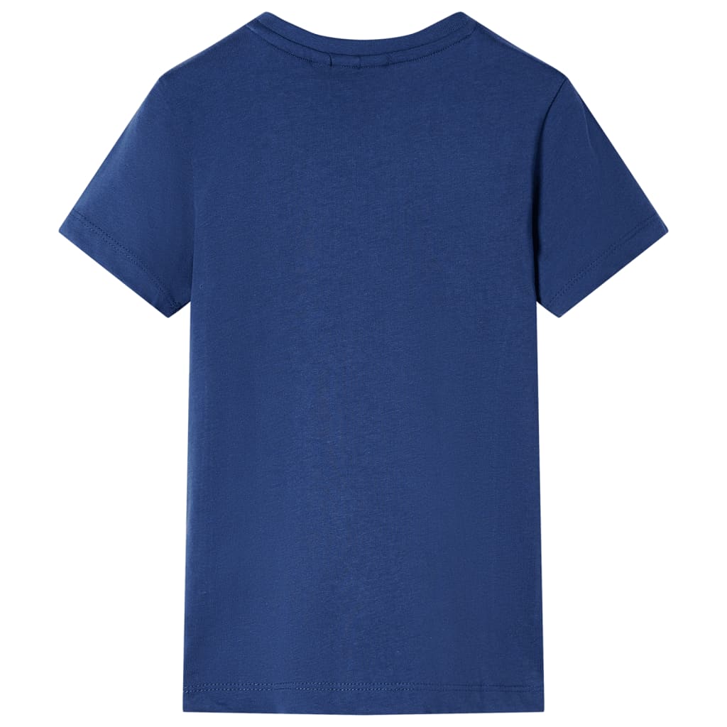 Children's T-shirt, dark blue, size 116