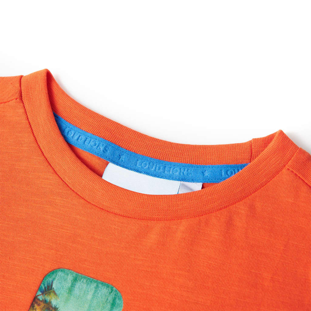 Children's T-shirt dark orange 116 Children's T-shirt 116