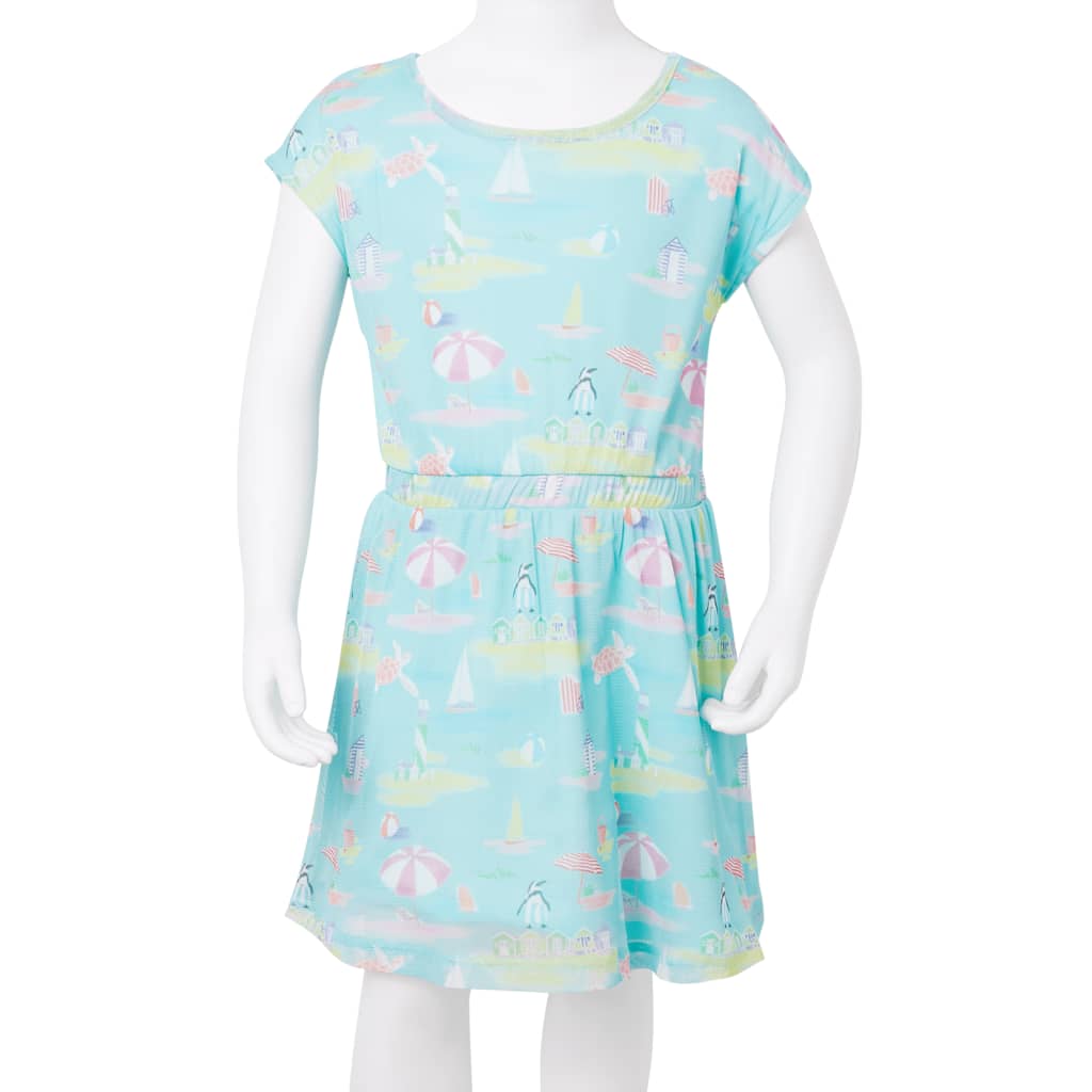 children's dress light blue size 104 children's dress light blue size 116 children's dress light blue