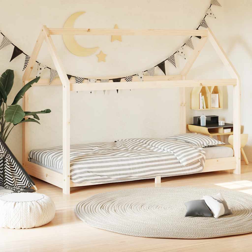 Children's Bed Frame Solid Pine Wood   Children's Bed Frame Solid Pine Wood