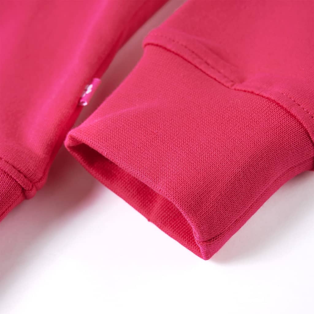 Children's sweatshirt, bright pink, size 116