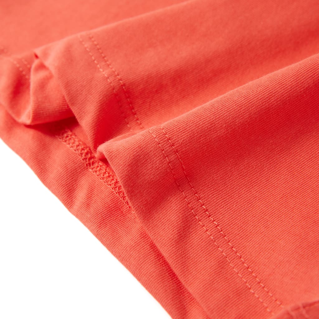 Children's Short-sleeved Shirt, Light Red, Size 116  Children's Short-sleeved Shirt, Light Red, Size 128