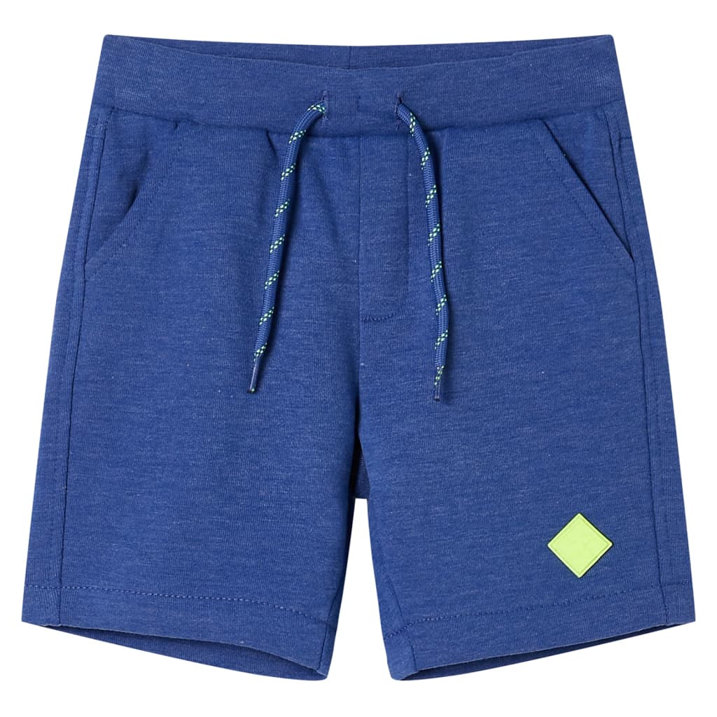 Children's shorts with drawstring, melange, size 104. Children's shorts with drawstring