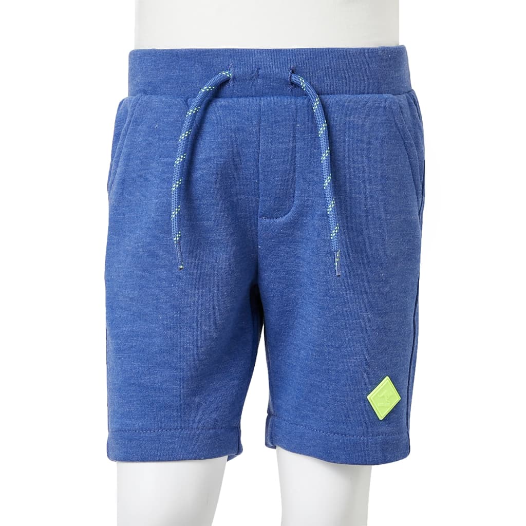 Children's shorts with drawstring, melange, size 104. Children's shorts with drawstring