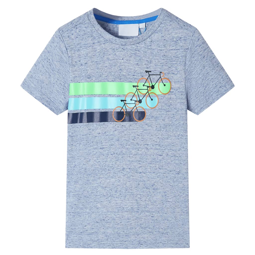 Children's short-sleeved shirt melange 116 Children's short-sleeved shirt light khaki 104 Children's short-sleeved shirt light khaki