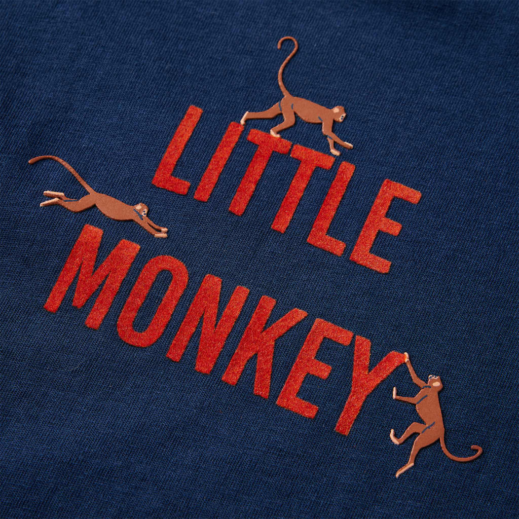 Children's long-sleeved shirt, navy blue, size 104; Children's long-sleeved shirt, navy blue, size 116; Children's long-sleeved shirt, dark