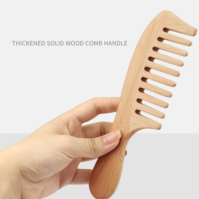 Baby Wooden Brush and Comb Set – Gentle Care for Delicate Scalp