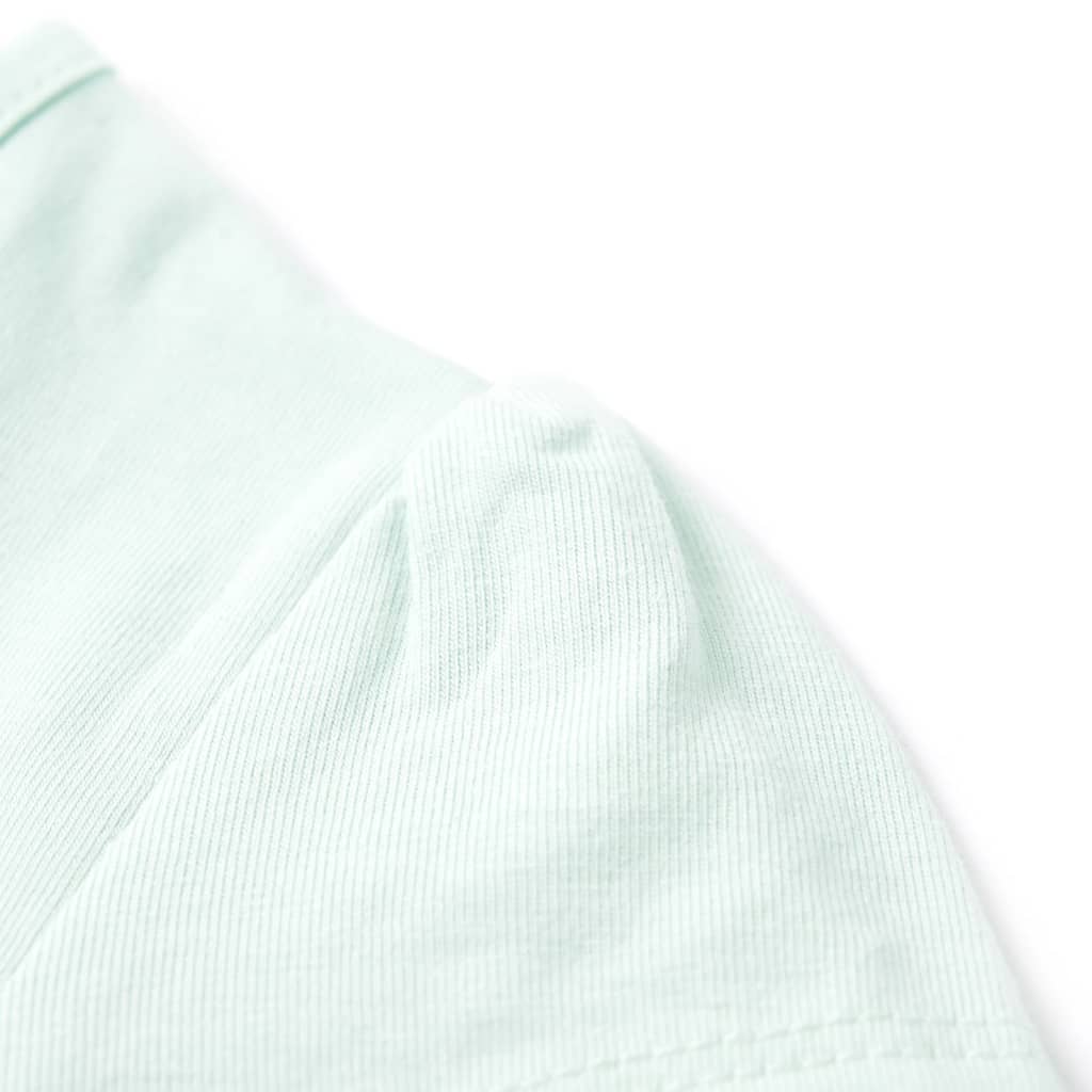 children's T-shirt light mint green 116 children's T-shirt light mint green 128