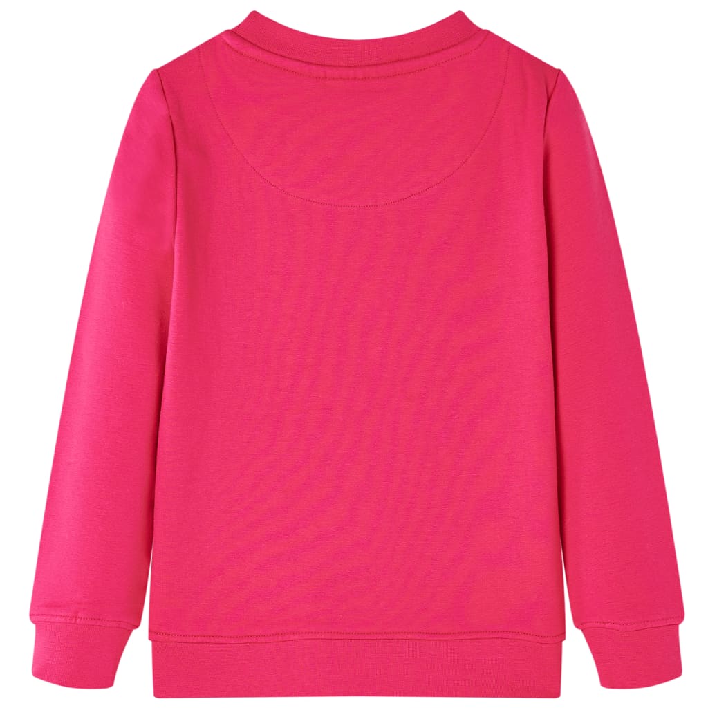 Children's sweatshirt, bright pink, size 116