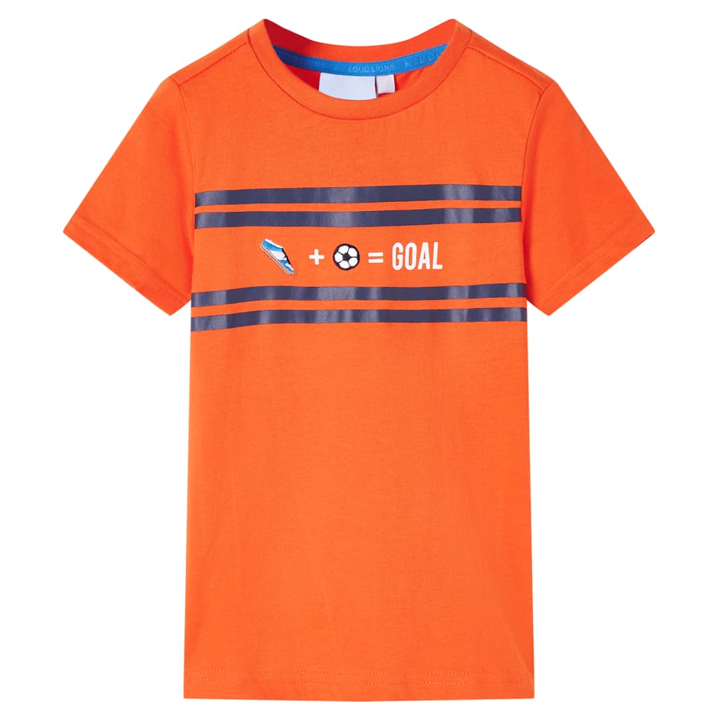 Children's T-shirt dark orange 116 Children's T-shirt neon green 116 Children
