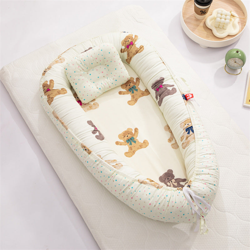 Ninho para Bebé Dobrável – Conforto e Segurança em Qualquer Lugar