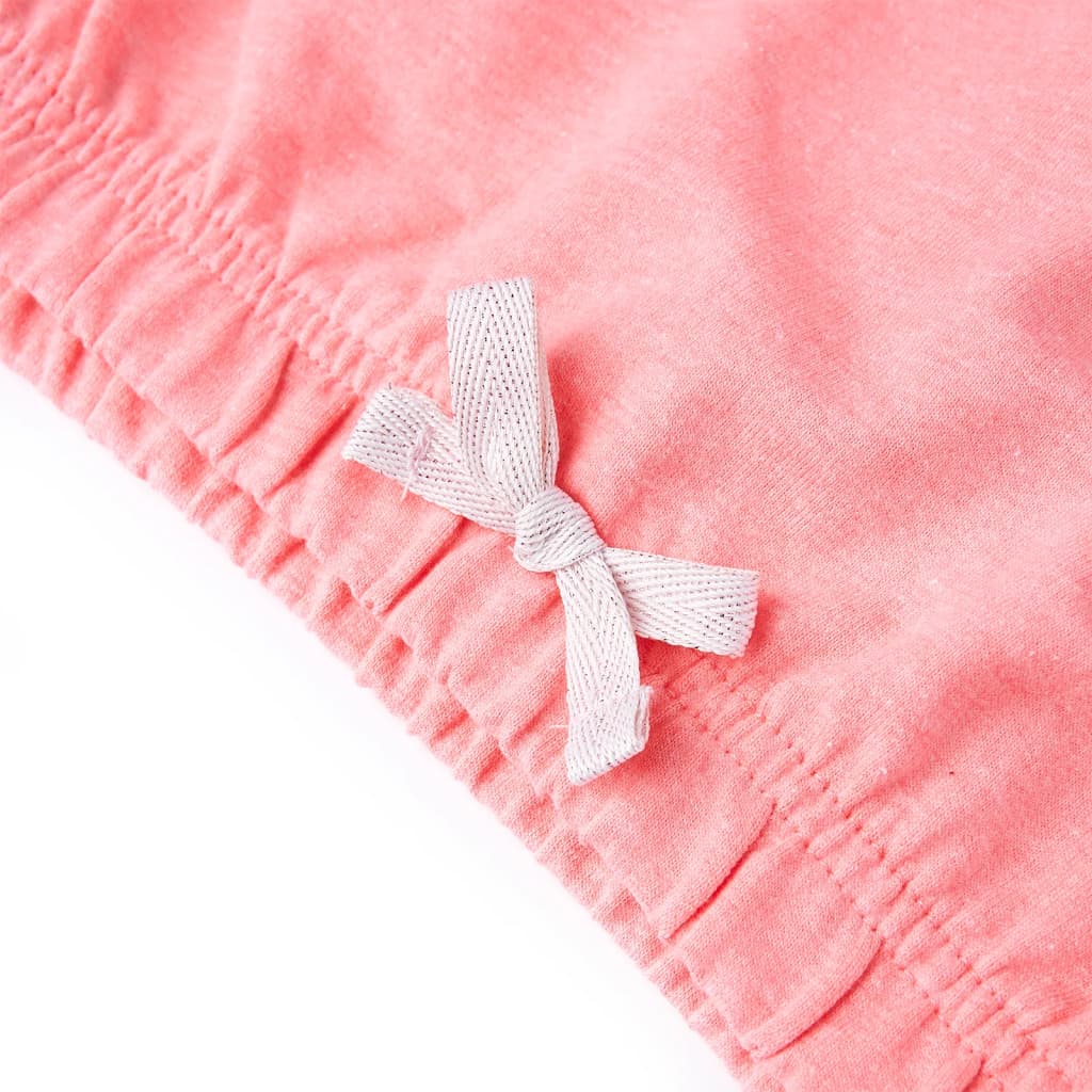 Children's light pink hoodie, size 104; Children's light pink hoodie, size 116; Children's light pink hoodie