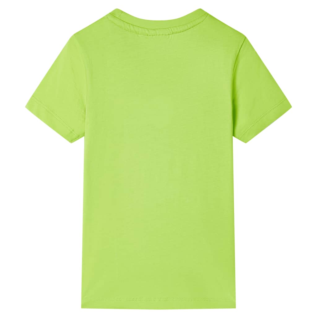 Children's Short-sleeved Shirt Lime Green, Size 116  Children's Short-sleeved Shirt Dark Blue, Size 116  Children's Short-sleeved Shirt Dark Blue