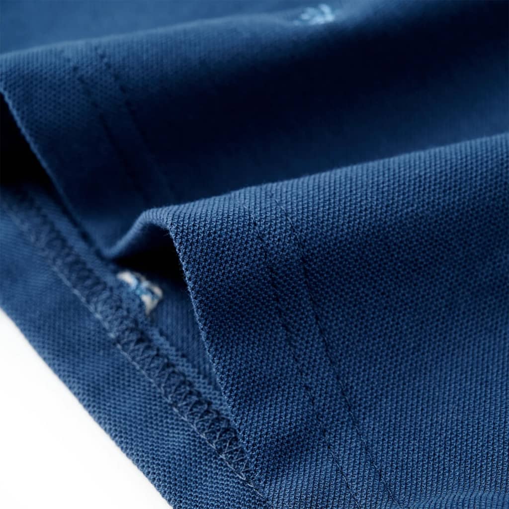 Children's polo shirt, dark blue, size 116
