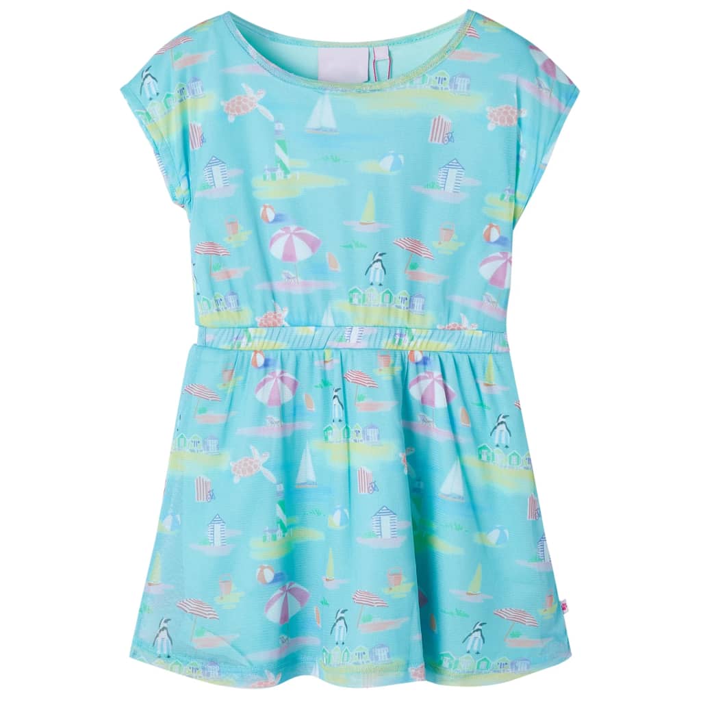 children's dress light blue size 104 children's dress light blue size 116 children's dress light blue