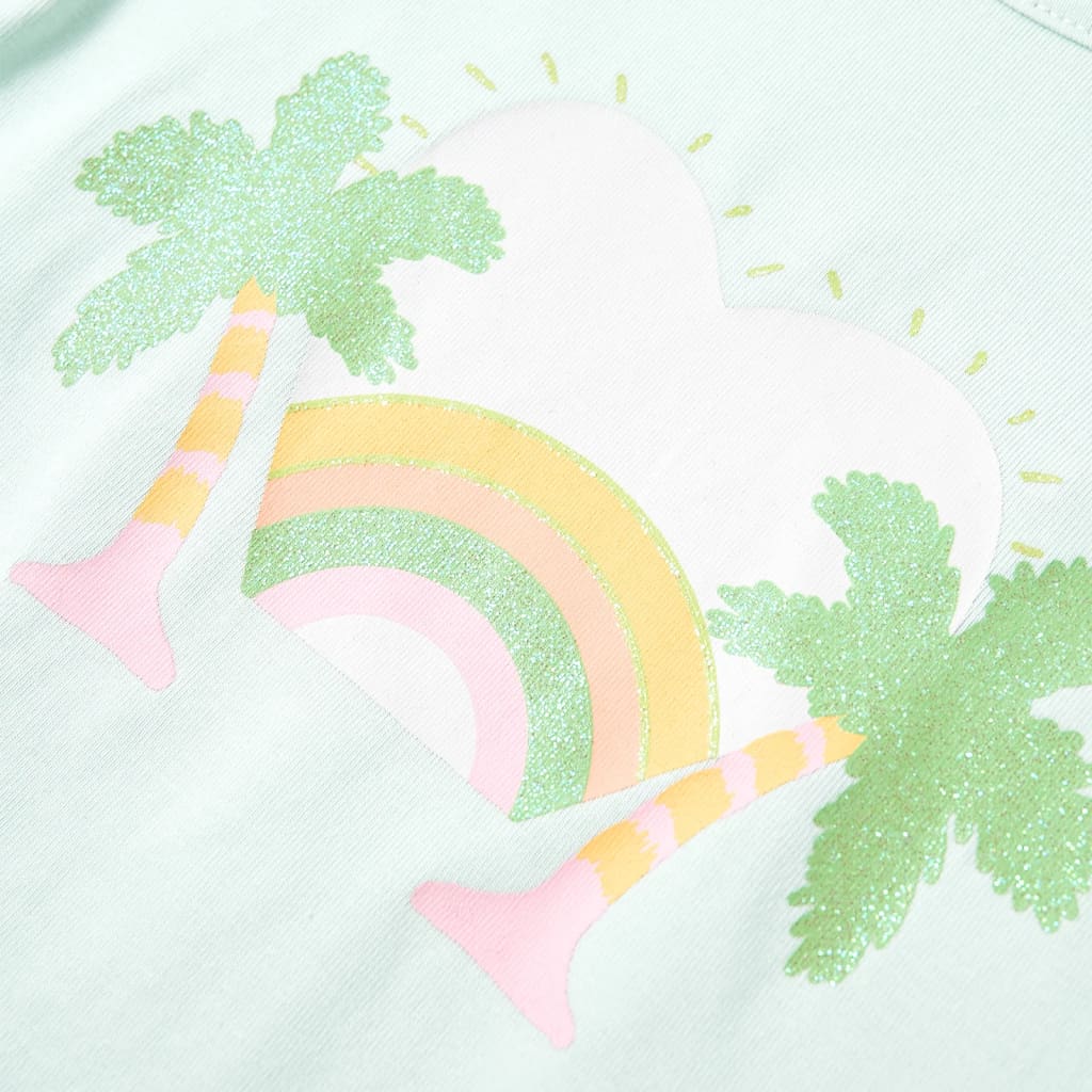 children's T-shirt light mint green 116 children's T-shirt light mint green 128
