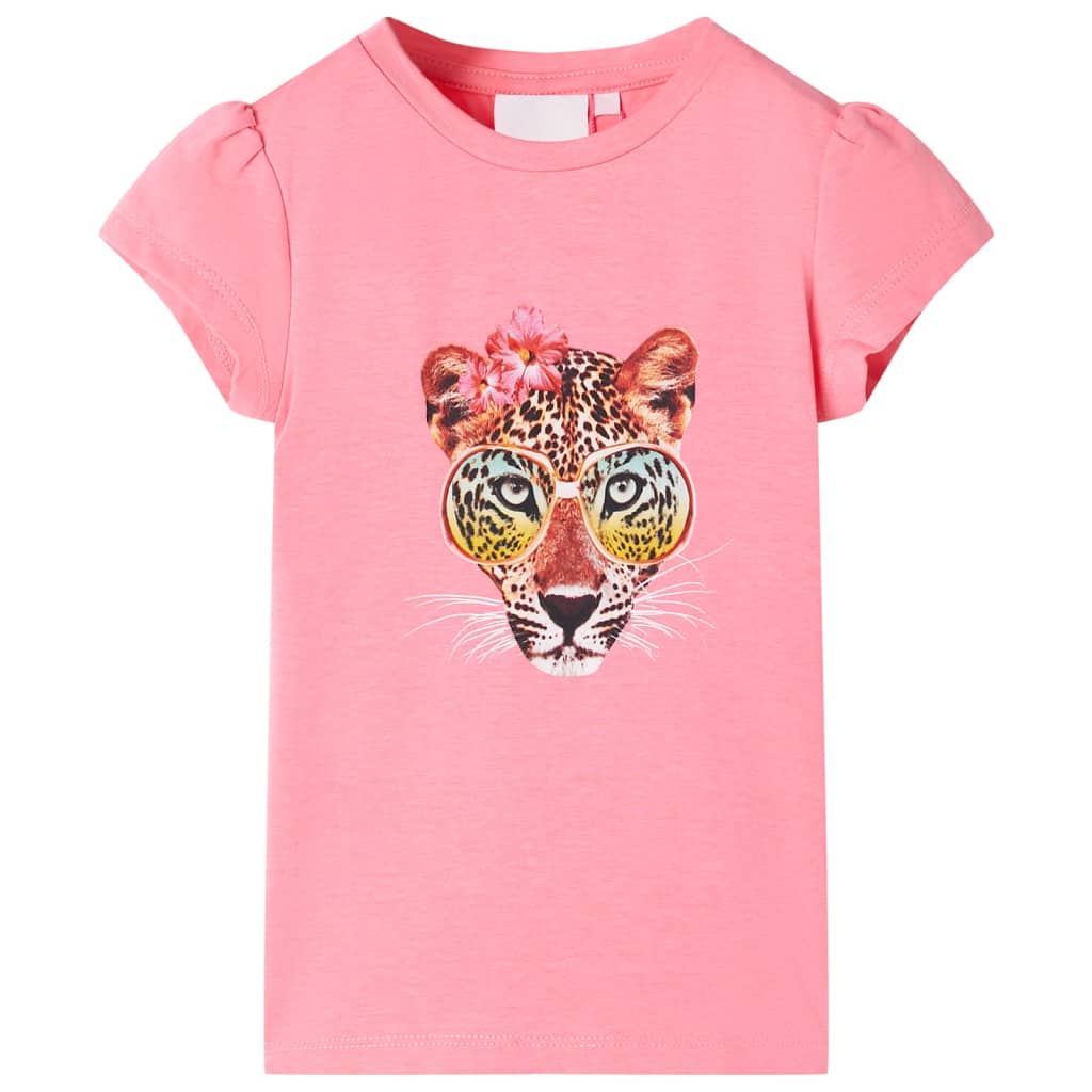 children's T-shirt mint green 116 children's T-shirt neon pink 104 children's T-shirt neon pink