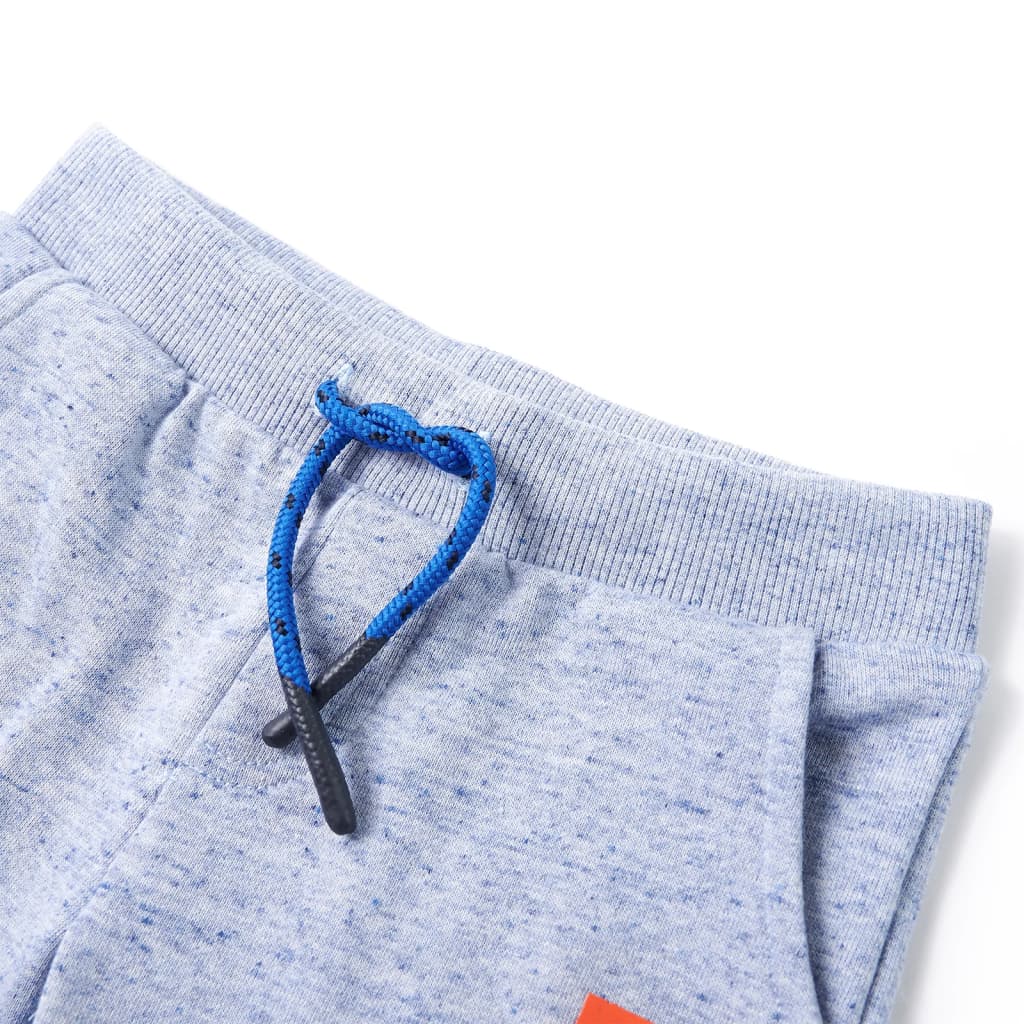 Children's shorts with drawstring, melange, size 104. Children's shorts with drawstring